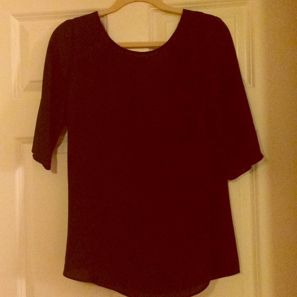 Open back Banana Republic shirt